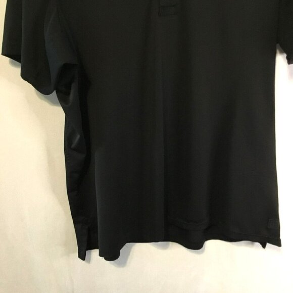 5.11 Tactical Men's 3-Button Short Sleeve Performance Polo Sz Large Black Work - Picture 4 of 9